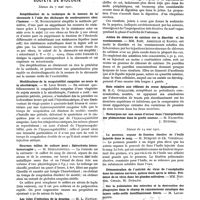 0440 - Page 436 - Sociétés savantes. Société de chirurgie. Séance du 18 mai 1921 / Société de biologie. Séance du 7 mai 1921 / Séance du 14 mai 1921