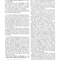 0465 - Page 461 - La contagiosité de l'encéphalite épidémique, par le Dr Ch. Dopter. Preuves de la transmissibilité / Rôle des formes anormales et des formes frustes dans la transmission