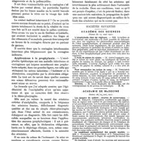 0470 - Page 466 - La contagiosité de l'encéphalite épidémique, par le Dr Ch. Dopter. Modes de transmission / Applications à la prophylaxie / Sociétés savantes. Académie des sciences. Séance du 23 mai 1921 / Académie de médecine. Séance du 24 mai 1921
