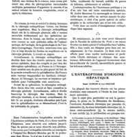 0514 - Page 506 - Cours d'orthopédie chez l'adulte. Historique général de l'orthopédie. Son étendue - ses limites - ses progrès récents, par le Dr P. Mauclaire / L'entéroptose d'origine hépatique, par Roger Glénard et J.-J. Rouzaud