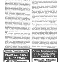 0038 - Page 20 - Chronique des livres. L'infection baciliaire et la tuberculose chez l'homme et chez les animaux, par le Dr A. Calmette. 1920... (Masson et Compagnie, Paris) [C. Dopter] / Études cliniques sur la tuberculose (1908-1920), par le Dr Emile Sergent... (Maloine, à Paris) [P. Lereboullet]