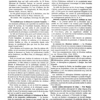 0051 - Page 29 - Nouvelles. L'hommage de Bruxelles au Dr Bordet / Un manifeste pour la défense de la pensée française / Société des sciences médicales et biologiques de Montpellier et du Languedoc méditerranéen / Le directeur de l'Ecole de médecine en Afrique occidentale / Médecins stagiaires de l'assistance médicale en Indo-Chine / Le concours du « Moniteur médical » / Les traitements des médecins à Berlin / Société médico-chirurgicale de Liége. - Prix Masius / Asiles d'aliénés