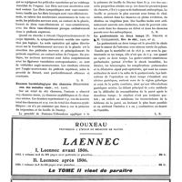0073 - Page 42 - Revue des revues. Chirurgie opératoire des nerfs du corps thyroïde (H. Alamartine, Rev. de chir., 1920, n° 5) / Examen bactériologique des chancres (Belgodere Ann. des maladies vénér., oct. 1920) / La gastrectomie en deux temps (X. Delore et M. Guilleminet, Rev. de chir., 1920, n° 2)