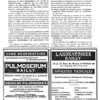 0075 - Page 43 - Revue des thèses. De l'allylthéobromine. Étude pharmacologie physiologique et clinique (M. le Dr Richard Saint-Yves, Thèse de Lyon, 1920) / Le cancer primitif de l'ovaire avant la vingtième année (M. César Lusinchi, Thèse de Montpellier, 14 avril 1920) / Traitement actuel de la syphilis chez la femme enceinte (M. Pierre Goudet, Thèse de Montpellier, 11 mai 1920)