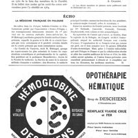 0087 - Page 50 - Variétés. Bordeu [A. Gilbert] / Écho. La médecine française en Pologne