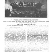 0091 - Page 53 - Cérémonie médicale. L'hémicycle de l'Académie de médecine à la fête du centenaire de l'Académie / Revue des sociétés. Société de médecine de Paris. Séance du 10 décembre 1920 / Séance du 18 décembre 1920