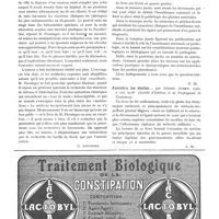 0118 - Page 69 - Chronique des livres. Les diagnostics biologiques en clientèle, par Noël Fiessinger... (Maloine, et fils, à Paris) [G. Linossier] / Études cliniques sur l'insuffisance surrénale, par E. Sergent 1920... (Maloine, et fils, à Paris) / Derrière les étoiles..., par Désiré Aubry, 1920... (Société d'Edition et de Propagande de Coutances)