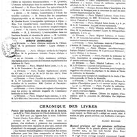 0170 - Page 99 - Nouvelles. Clinique d'accouchements Baudelocque (225, boulevard de Port-Royal) / Thèses de la Faculté de médecine de Paris / Mémento chronologique / Chronique des livres. Précis des maladies des dents et de la bouche, par le Dr A. Pont... (Gaston Doin, éditeur, Paris) [Albert Mouchet] / Manuel pratique sur les pensions militaires des victimes de la grande guerre, par le capitaine Flutet. 1919... (chez Henri Charles-Lavauzelle, éditeur, Paris)