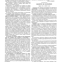 0224 - Page 174 - Sociétés savantes. Société médicale des hôpitaux. Séance du 11 février 1921 / Société de chirurgie. Séance du 9 février 1921