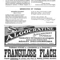 0312 - Page 174 - La médecine au palais. La délivrance de la morphine aux médecins [Adrien Peytel] / Médecine et poésie. Souvenirs d'externat