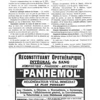 0319 - Page 178 - Nouvelles. Société d'histoire de la médecine / Société de radiologie médicale de France / Association mutuelle du corps de santé de l'avant / Congrès international de gynécologie / Congrès de médecine interne du Nord