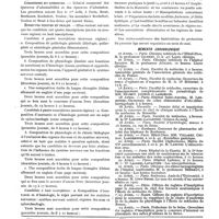 0435 - Page 244 - Nouvelles. École du service de santé de la marine à Bordeaux / Institut de puériculture de la maternité, 119, boulevard de Port-Royal. Travaux pratiques de diététique du premier âge (Enseignement ouvert aux médecins et aux étudiants) / Mémento chronologique