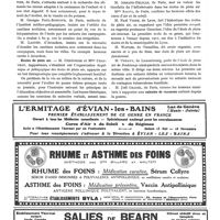 0567 - Page 321 - Revue des congrès. Congrès d'hygiène scolaire. Cantines scolaires à la campagne / L'alimentation à la cantine scolaire / Ecoles de plein air