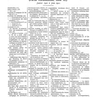 0675 - I - Table alphabétique. (Partie paramédicale, tome XL). Janvier 1921 à juin 1921