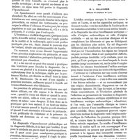 0027 - Page 23 - Péricardite aïgue rhumatismale chez l'enfant. Diagnostic de l'épanchement péricardique et de la dilatation du coeur, par le Pr Nobécourt / De l'insuffisance aortique endocardique solitaire et non rhumatismale. Des erreurs auxquelles elle peut donner lieu, par M. L. Gallavardin