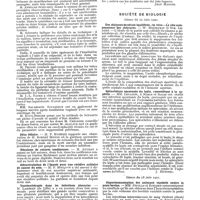 0036 - Page 32 - Sociétés savantes. Société de chirurgie. Séance du 22 juin 1921 / Société de biologie. Séance du 11 juin 1921 / Séance du 18 juin 1921