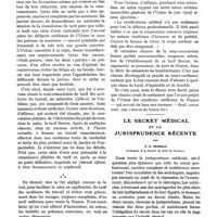 0057 - Page 53 - Le nouveau tarif médical des accidents du travail et son esprit, par le Dr Fernand Decourt / Le secret médical et la jurisprudence récente, par E.-H. Perreau