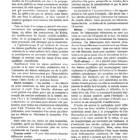0196 - Page 184 - Complications oculaires de l'érysipèle de la face, par le Dr P. Prélat. Orbite / Globe oculaire