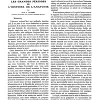 0425 - Page 409 - Leçon d'ouverture. Cours d'anatomie de la Faculté de Lyon. Les grandes périodes de l'histoire de l'anatomie, par le Dr A. Latarjet