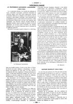 Le Professeur Lacassagne - Paris médical : la semaine du clinicien