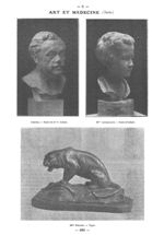 Dhotel. - Buste du Dr P. Rabier / Mlle Quinquaud. - Buste d'enfant / Mlle Delage. - Tigre - Paris mé [...]