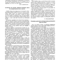 0612 - Page 560 - Actualités médicales. La courbe lipémique / La tension du liquide céphalo-rachidien dans les compressions de la moelle / Évolution pubertaire et tuberculose pulmonaire chez les filles
