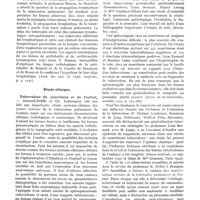 0016 - Page 6 - Revue annuelle. La tuberculose en 1933, par P. Lereboullet et M. Lelong. Étude biologique et expérimentale / Étude clinique