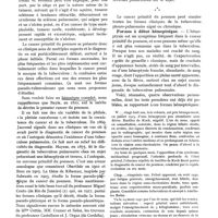 0024 - Page 14 - Les formes pseudo-tuberculeuses du cancer primitif du poumon, par MM. E. Sergent, R. Mignot et H. Durand / Formes à début hémoptoïque
