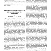 0090 - Page 80 - La myosite ossifiante progressive. Maladie de Munchmeyer, par E. Apert et P. Garnier / Éducation physiologique de la ventilation réflexe, par R. Goiffon et R. Waltz