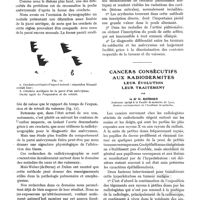 0125 - Page 109 - La radiokymographie. Aperçus cliniques dans les affections cardio-vasculaires, par les Docteurs Delherm, P. Thoyer-Rozat, Fischgold Codet. Anévrysmes et tumeurs du médiastin / Conclusions / Cancers consécutifs aux radiodermites. Leur évolution, leur traitement, par le Dr H. Bordier