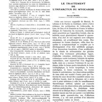 0410 - Page 388 - La dissociation auriculo-ventriculaire au cours de la diphtérie, par MM. E. Lesné, A. Clerc et B. Zadoc-Kahn / Le traitement de l'infarctus du myocarde, par Georges Bickel