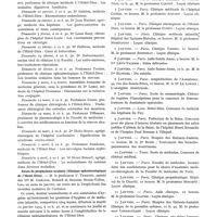 0076 - Page 43 - Nouvelles. Réunions du dimanche (Clinique médicale de l'Hôtel-Dieu, professeur : Paul Carnot) / Cours de prophylaxie oculaire (Clinique ophtalmologique de l'Hôtel-Dieu) / Thèses de médecine de la Faculté de Paris / Mémento chronologique