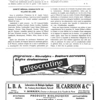 0114 - Page 75 - Échos. A propos de centenaires / Comité médical consultatif de Villard de Lans