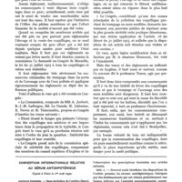 0131 - Page 90 - Variétés. Surveillance sanitaire des huîtres. Son extension à tous les coquillages et aux échinides, par le Dr Raymond Neveu / Convention internationale relative au sérum antidiphtérique. Signée à Paris le 1er août 1930