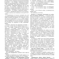 0147 - Page 102 - Nouvelles. Stage et cours de perfectionnement (clinique obstétricale Baudelocque, professeur M. Couvelaire) / Leçons du dimanche sur les thérapeutiques nouvelles (Professeur : F. Rathery) / Nouvelles de l'Association internationale des spécialistes des questions hospitalières / Cours libre d'hygiène sociale / Radiodiagnostic clinique (hôpital Beaujon)