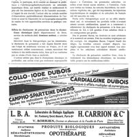 0400 - Page 314 - Revue des revues. A propos du traitement des insomnies (Dr Aubert, Courrier médical, Paris, n° 28, juillet 1931. p. 429) / Effets du rhodanate de potassium dans le rhumatisme chronique (Asile départemental de Brou, service du médecin-chef) Concours médical, 2 octobre 1932)