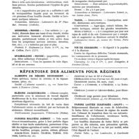 0411 - Page 323 - Répertoire des spécialités pour maladies de l'estomac et de l'intestin / Répertoire des aliments pour régimes