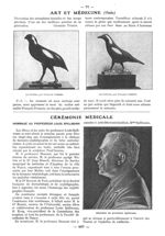 La Perdrix, par François Pompon / Le Corbeau, par François Pompon / Médaillon du professeur Spillman [...]