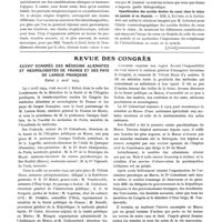 0610 - Page 492 - Sociétés savantes. Société médicale des hôpitaux de Paris. Séance du 19 mai 1933 / Revue des congrès. XXXVIIe congrès des médecins aliénistes et neurologistes de France et des pays de langue française. Rabat, 7 avril 1933