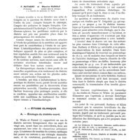 0013 - Page 1 - Revue annuelle. Les maladies de la nutrition en 1937, par F. Rathery et Maurice Rudolf / I. - Étude clinique
