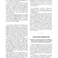 0055 - Page 43 - Ictère catarrhal et syphilis, par G. Milian / Actualités médicales. Recherches expérimentales sur l'influence exercée par les opérations sur les veines vis-à-vis du nombre des plaquettes