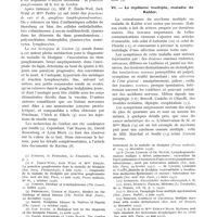 0063 - Page 51 - Revue générale. L'hématologie en 1937, par MM. P. Harvier et J. Mallarmé. V. - La maladie de Hodgkin. Formes cliniques et hématologiques inédites. Méthodes nouvelles de diagnostic / VI. - Le myélome multiple, maladie de Kahler