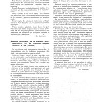 0084 - Page 72 - Actualités médicales. Dangers et indications de la chirurgie du ganglion stellaire / Aspects nouveaux de la maladie post-opératoire. - De quelques moyens propres à la réduire