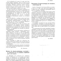 0096 - Page 84 - Actualités médicales. Les métastases du cancer du col / Études de physio-pathologie surrénale : le traitement de la maladie d'Addison par le sel marin / Extraction et pharmacologie du complexe vitaminique B