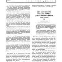 0128 - Page 114 - Les incidents cardio-vasculaires éventuels de la médication par l'acétylcholine, par Ch. Sarrouy et R. Raynaud. Obs. III / Obs. IV / Les accidents de l'artério-contrastographie (Étude clinique), par Robert Garraud