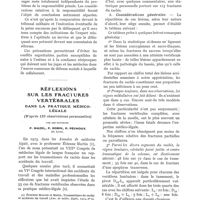 0417 - Page 399 - La responsabilité pénale dans ses rapports avec l'aptitude au service militaire, par A. Fribourg-Blanc / Réflexions sur les fractures vertébrales dans la pratique médico-légale (D'après 123 observations personnelles), par les Docteurs P. Mazel, P. Robin, R. Péchoux / A. Considérations générales
