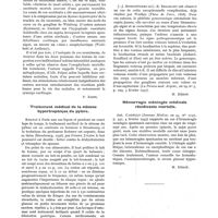 0438 - Page 420 - Actualités médicales. La mort subite et inattendue du nourrisson / Traitement médical de la sténose hypertrophique du pylore / Phlébite gonococcique / Hémorragie méningée médicale récidivante mortelle