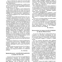 0524 - Page 506 - Actualités médicales. Traitement chirurgical des adénopathies dans le cancer du col / Endométriomes : considérations générales à propos de deux cas / Conservation du sang en vue de la réaction de Bordet-Wassermann