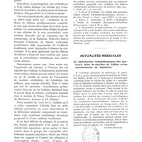 0538 - Page 520 - A propos d'un cas de dégénérescence spino-cérébelleuse (Syndrome cérébelleux progressif, non héréditaire, avec aréflexie tendineuse de Guillain), par MM. H. Roger, J. Paillas et J. Boudouresques / Actualités médicales. La désinfection radiothérapique des porteurs sains de bacilles de Löffler et des convalescents de diphtérie