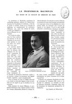 Le Professeur Baudouin - Paris médical : la semaine du clinicien